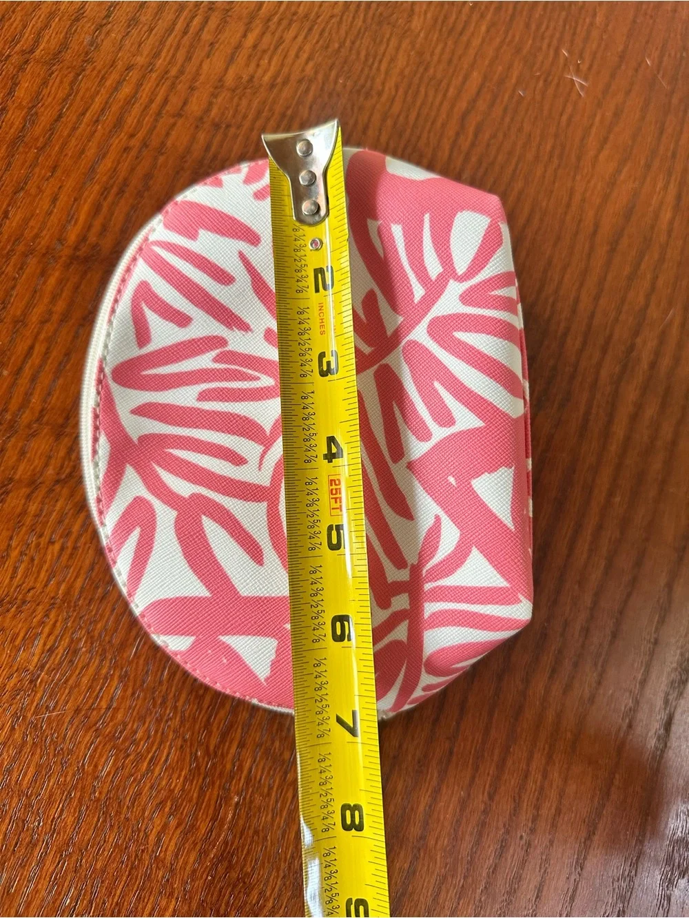 kate spade Pink and White Floral-Print Cosmetic Pouch